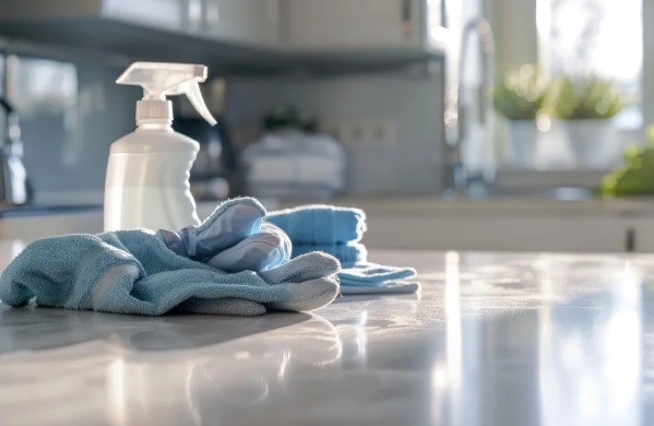 Professional cleaning supplies used by VYP